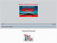 Tablet Screenshot of eibachdirect.com